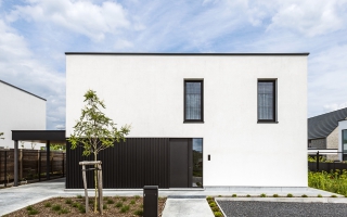 Modern huis met crepi