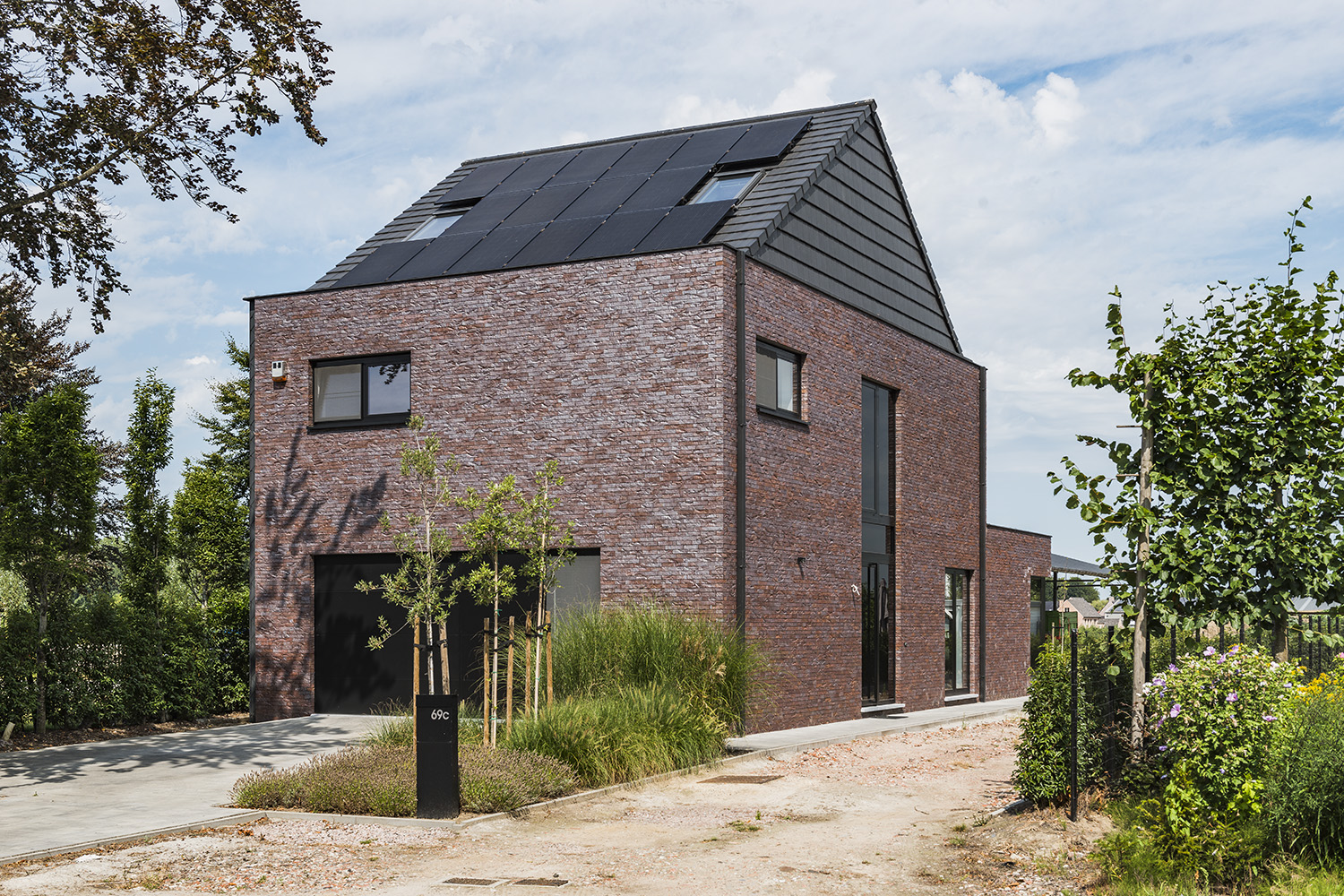 hedendaagse halfopen in prachtig groen