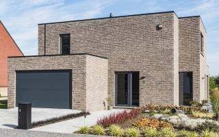 Moderne woning_lichte gevelsteen