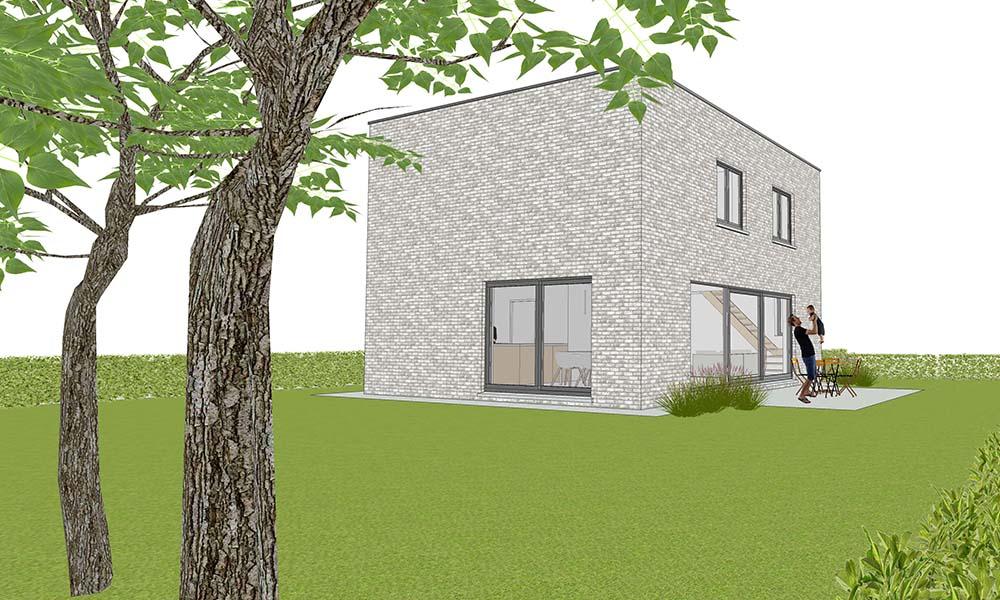 Nieuwbouwproject Hillegem (Herzele - 9550) - Bovenstraat: Open bebouwing