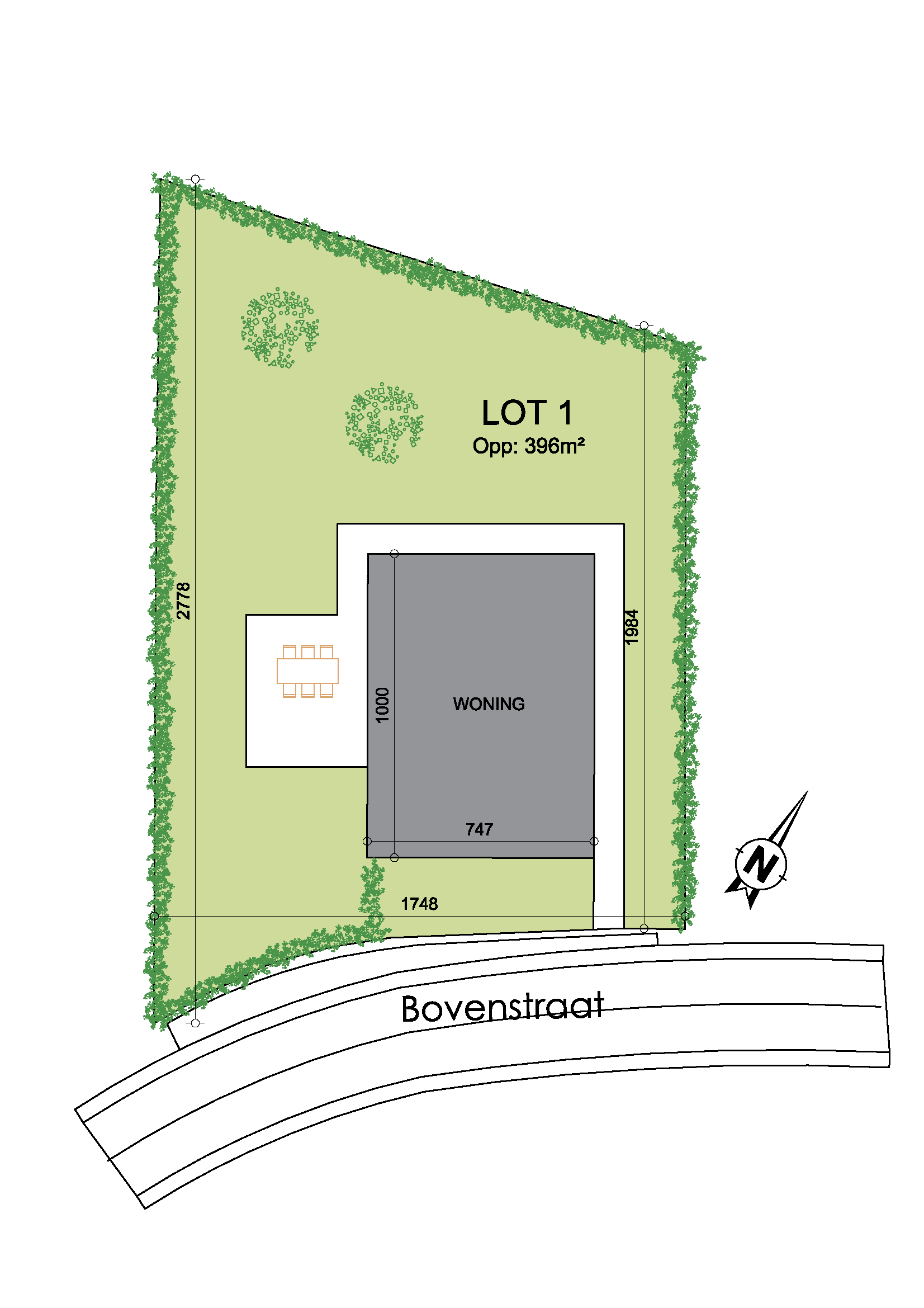 Nieuwbouwproject Herzele (9550) - Bovenstraat: Open bebouwing