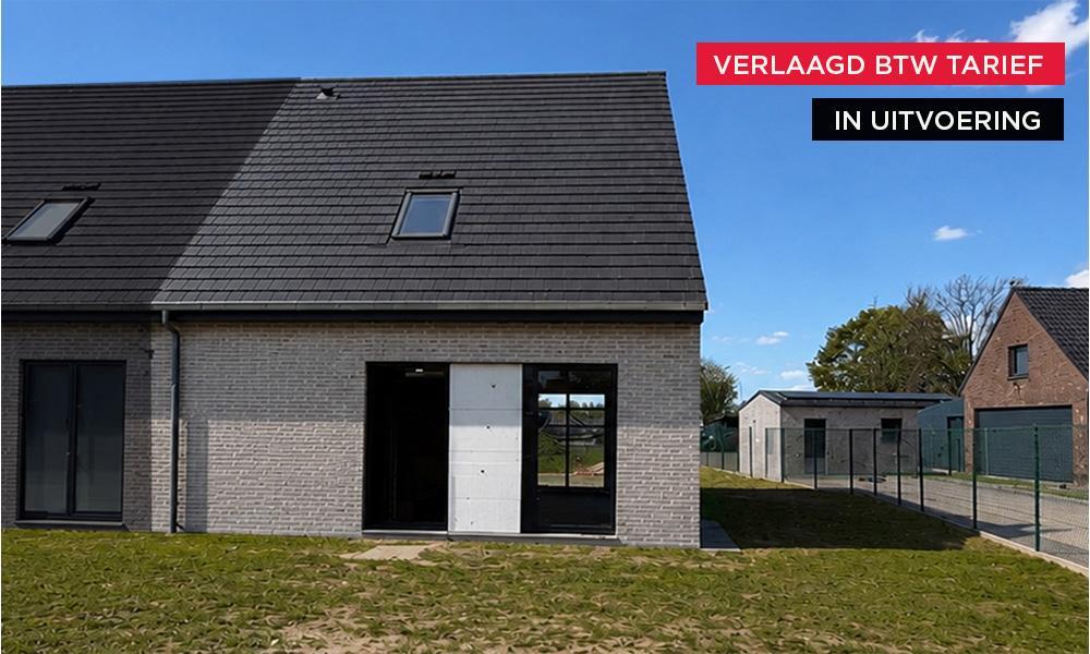 Nieuwbouwproject Zelzate (9060) Eikelstraat: Half open bebouwing - lot 4