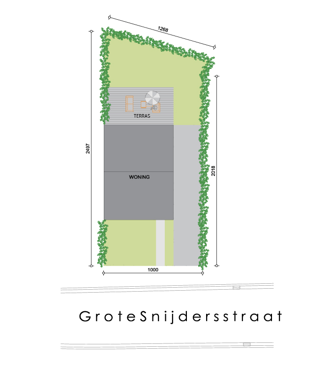 Nieuwbouwproject Lebbeke (9280) - Grote Snijdersstraat: Half open bebouwing