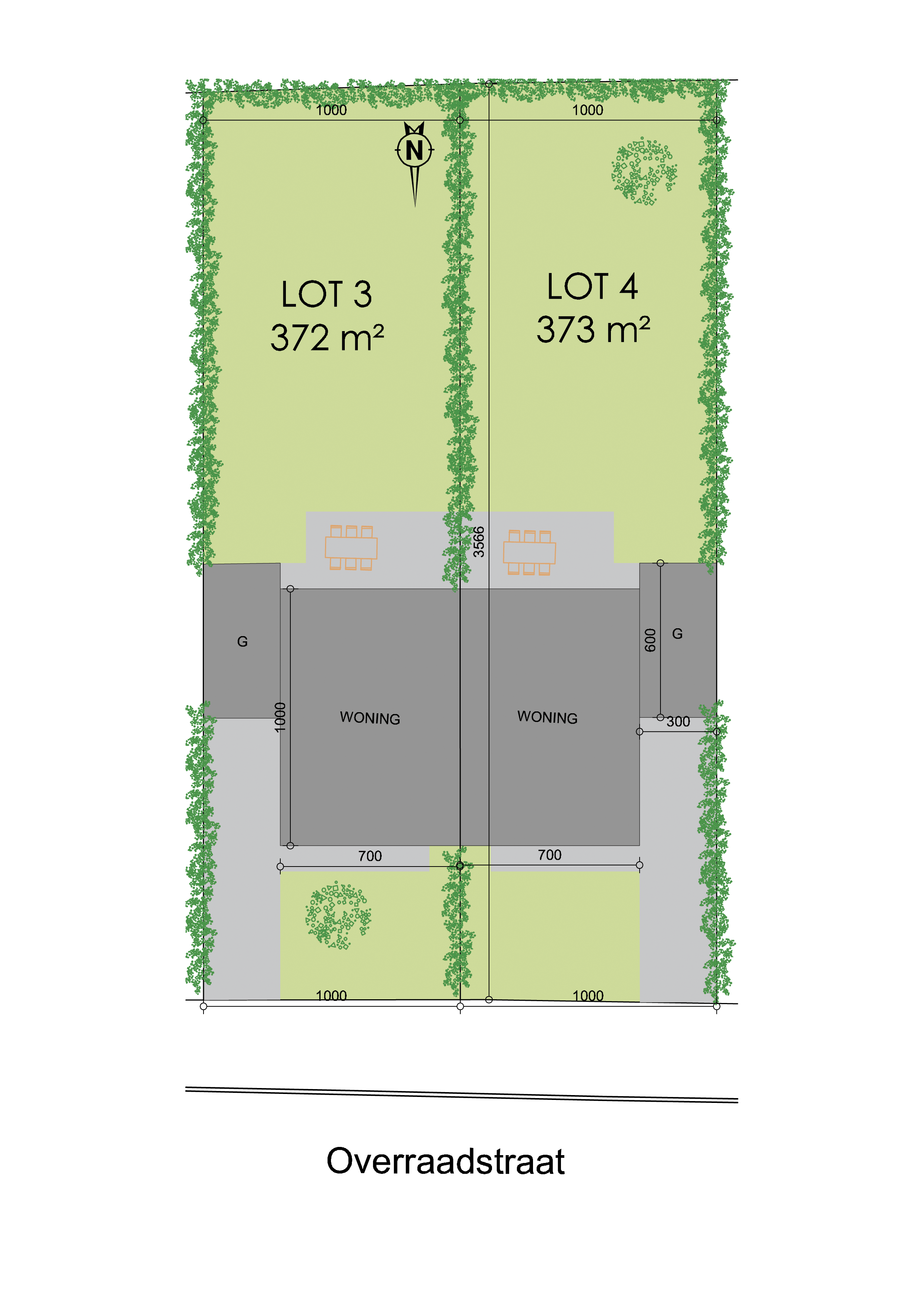 Nieuwbouwproject Geraardsbergen (9506, Nieuwenhove) - Overraadstraat: Half open bebouwing - lot 3