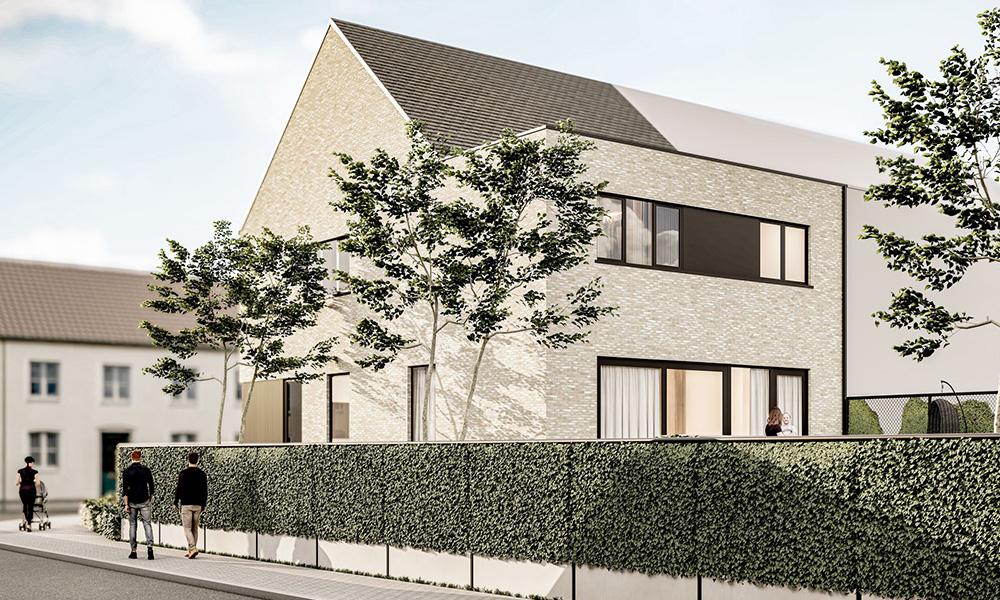 Nieuwbouwwoning Erpe-Mere (9420) - Magerstraat: Half open bebouwing