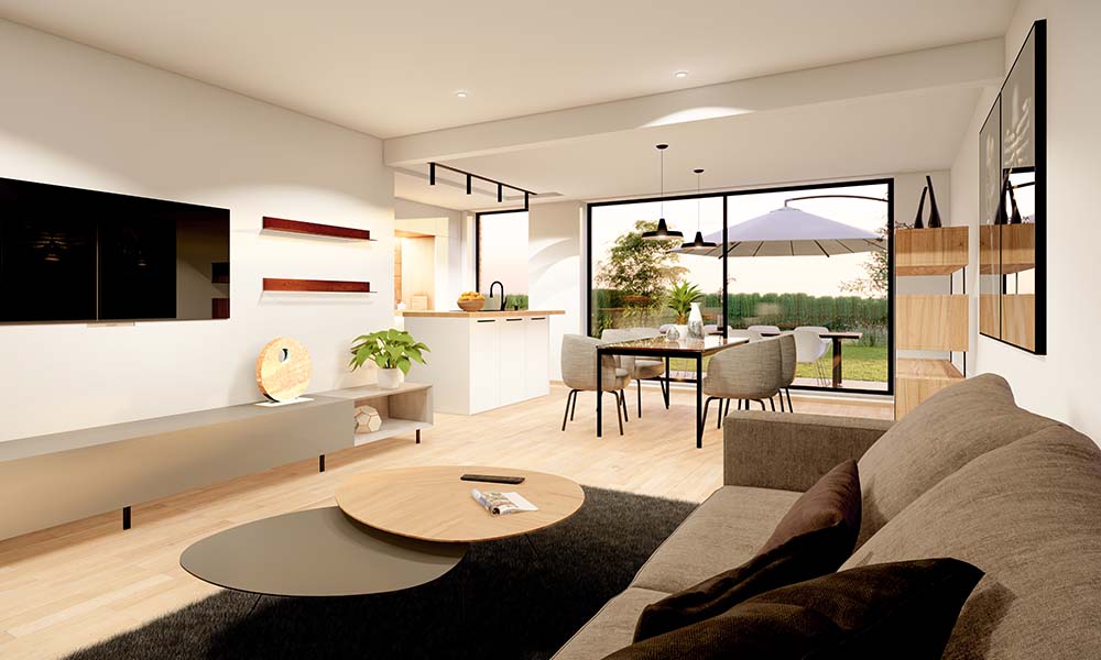 Nieuwbouwproject Hamme (9220) - Evangeliestraat: Half open bebouwing - lot 11