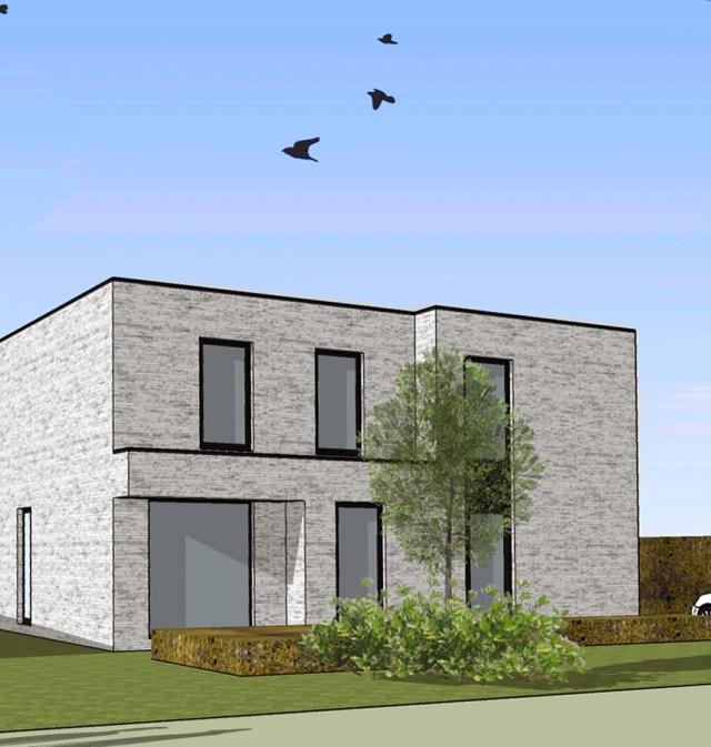 Nieuwbouwwoning Bornem_Bouwgrond