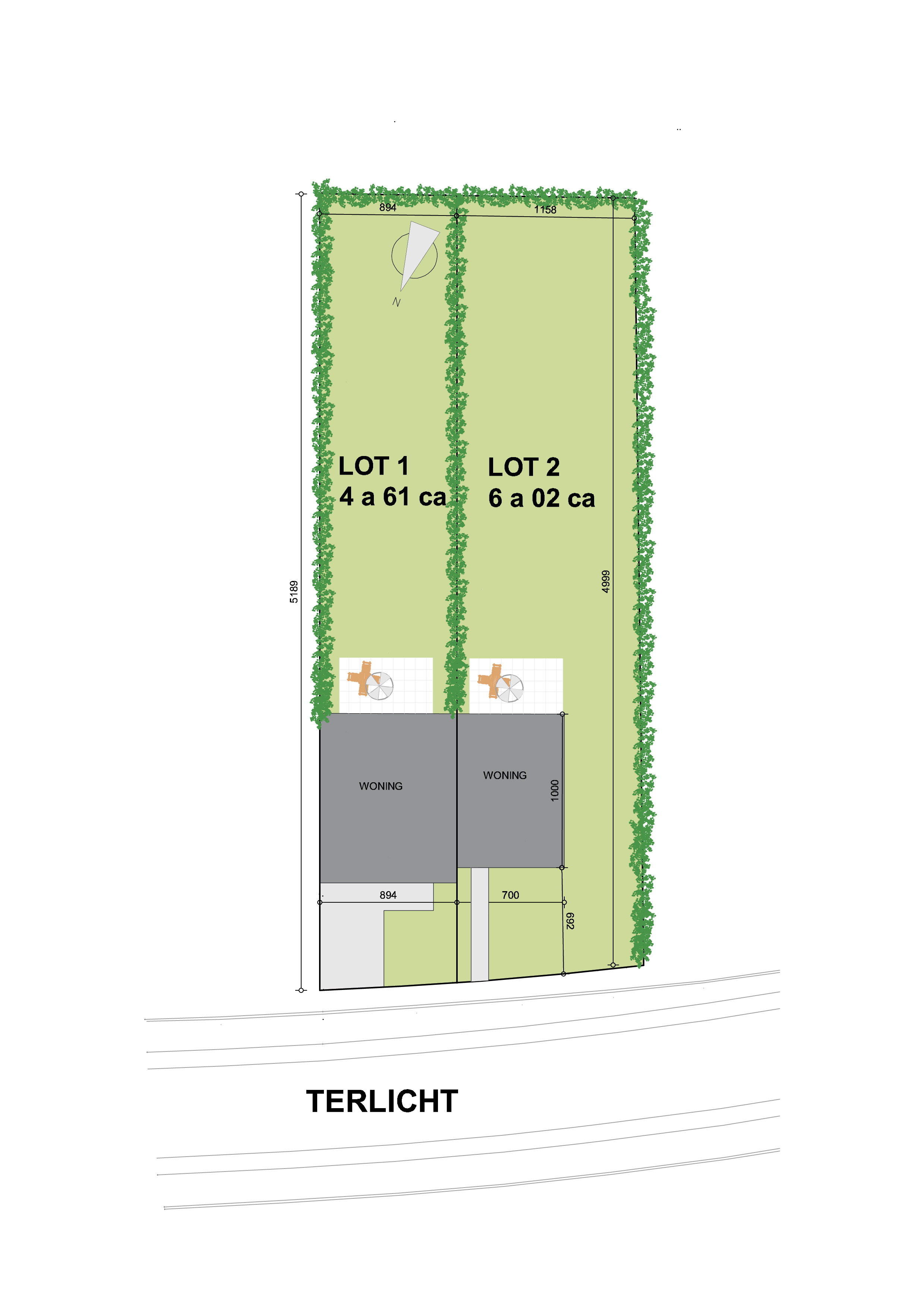 Nieuwbouwproject Haaltert (9450) - Terlicht: Gesloten bebouwing - lot 1