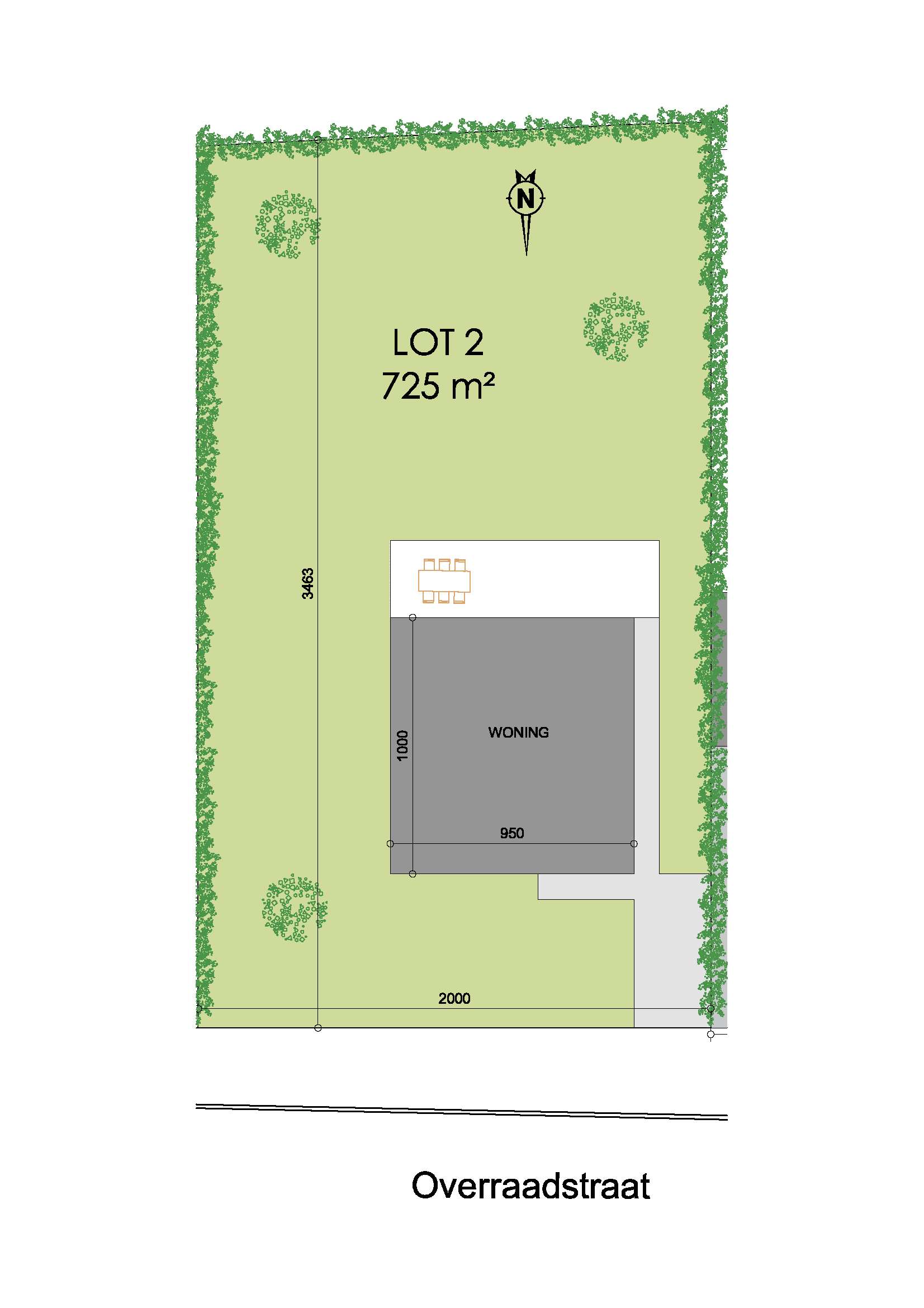 Nieuwbouwproject Geraardsbergen (9506, Nieuwenhove) - Overraadstraat: Open bebouwing - lot 2