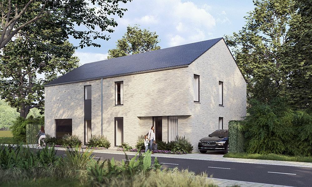 Nieuwbouwproject Haaltert (9450) - Vijverputstraat: Half open bebouwing - lot 2