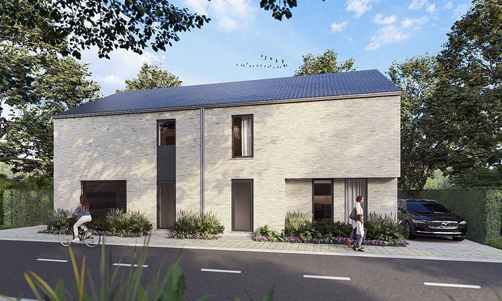 Nieuwbouwproject Haaltert (9450) - Vijverputstraat: Half open bebouwing - lot 2