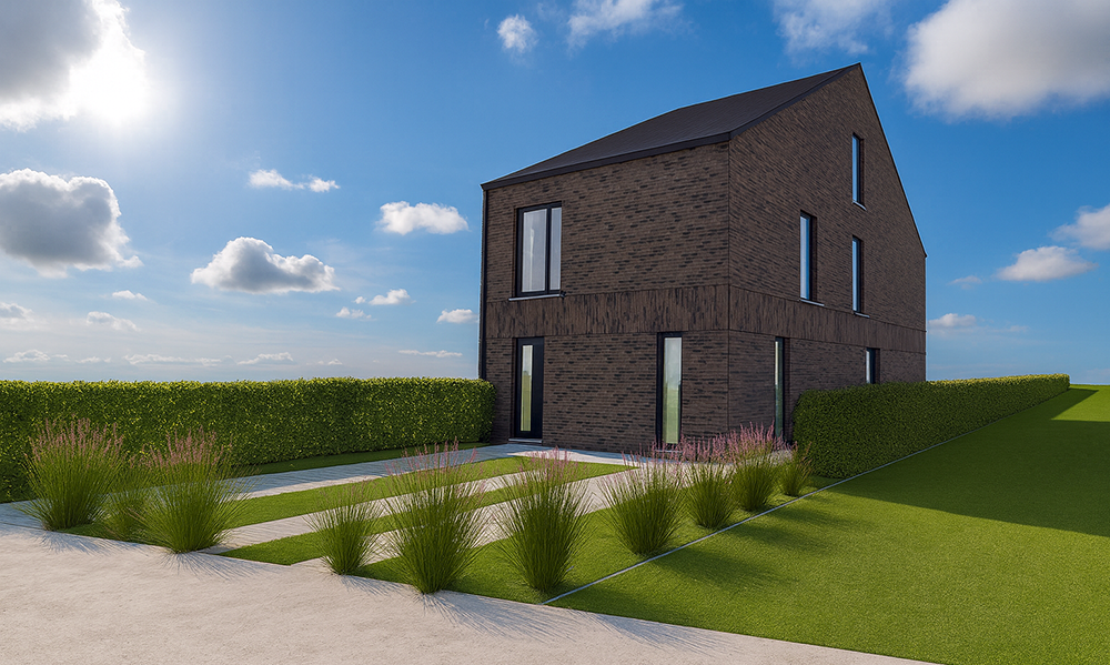 Nieuwbouwproject Merchtem (1785) - Nieuwelaan: Halfopen bebouwing (lot 2)