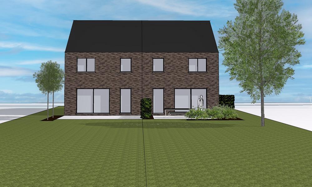 Nieuwbouwproject Puurs-Sint-Amands (2870) - Hoek ten Eiken: Halfopen bebouwing lot 6