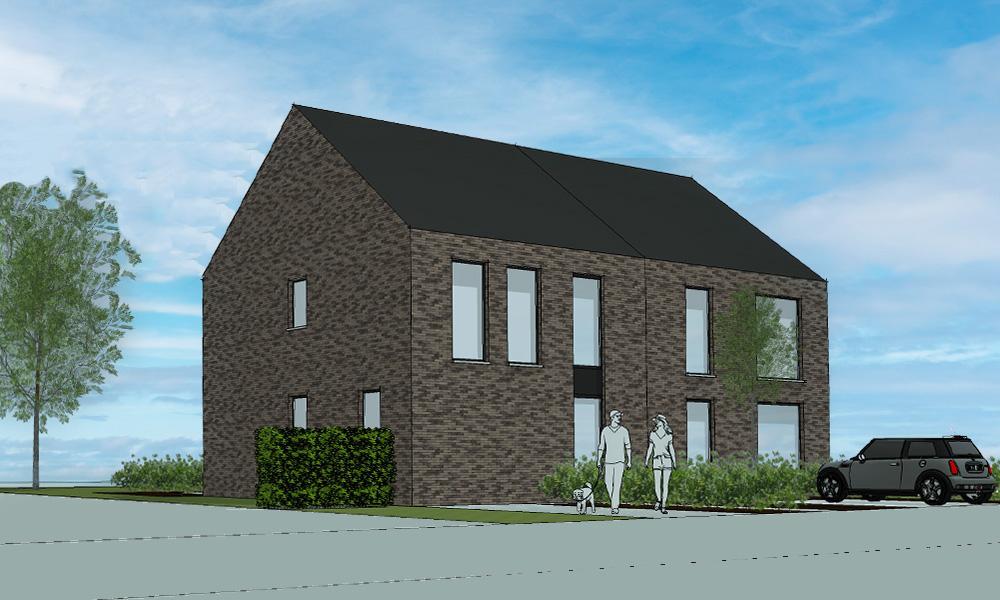 Nieuwbouwproject Puurs-Sint-Amands (2870) - Hoek ten Eiken: Halfopen bebouwing lot 6