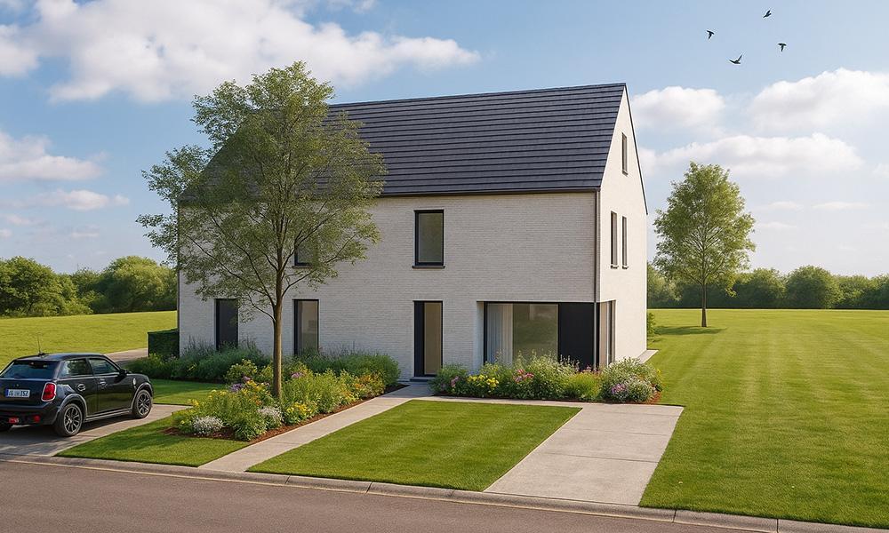 Nieuwbouwproject Puurs-Sint-Amands (2870) - Hoek ten Eiken: Halfopen bebouwing lot 6