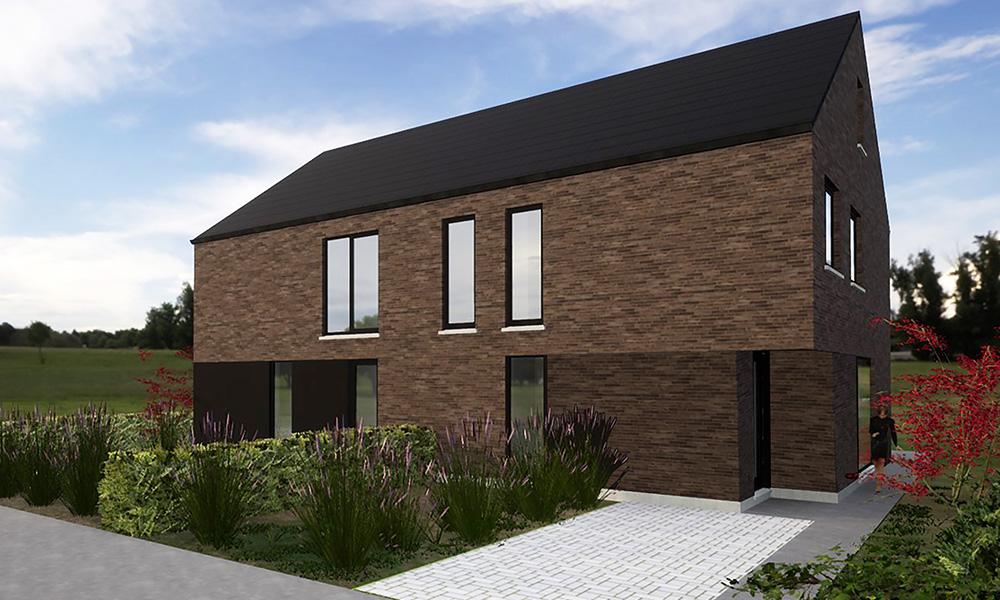 Nieuwbouwproject Wetteren (9230) - Westakkerstraat: Half open bebouwing lot 3