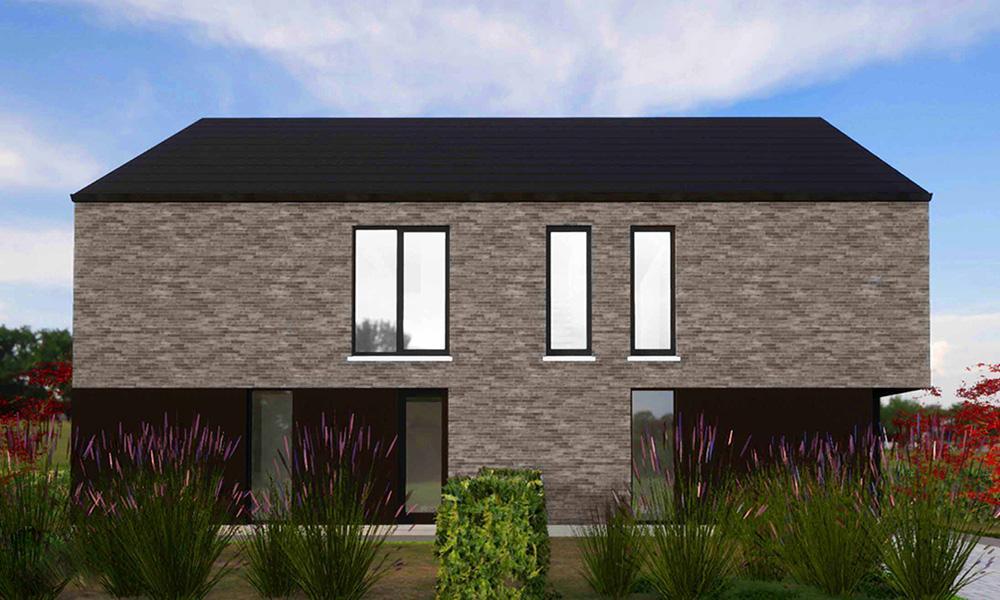 Nieuwbouwproject Wetteren (9230) - Westakkerstraat: Half open bebouwing lot 3