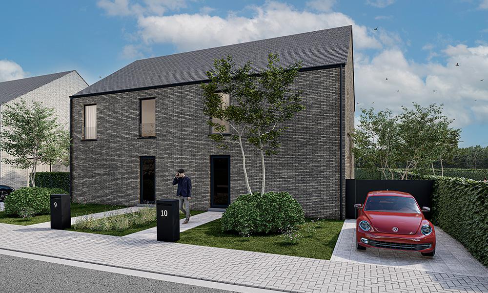 Nieuwbouwproject Sint-Gillis-Dendermonde (9200) - Olieslagerstraat: Half open bebouwing - lot 10