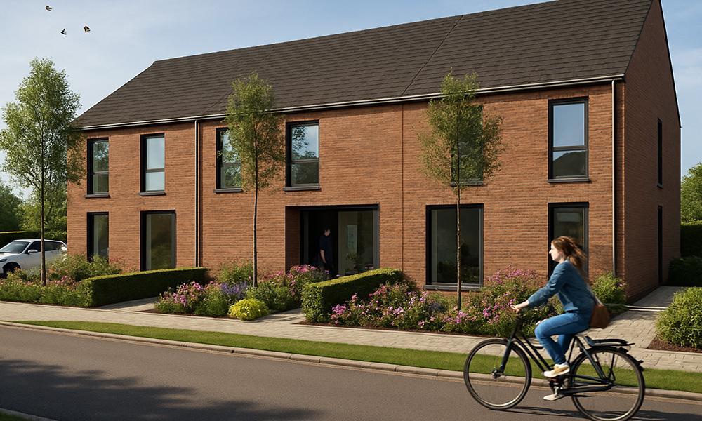 Nieuwbouwproject Zingem (9750) - Frans Rigauxstraat: Halfopen bebouwing lot 3