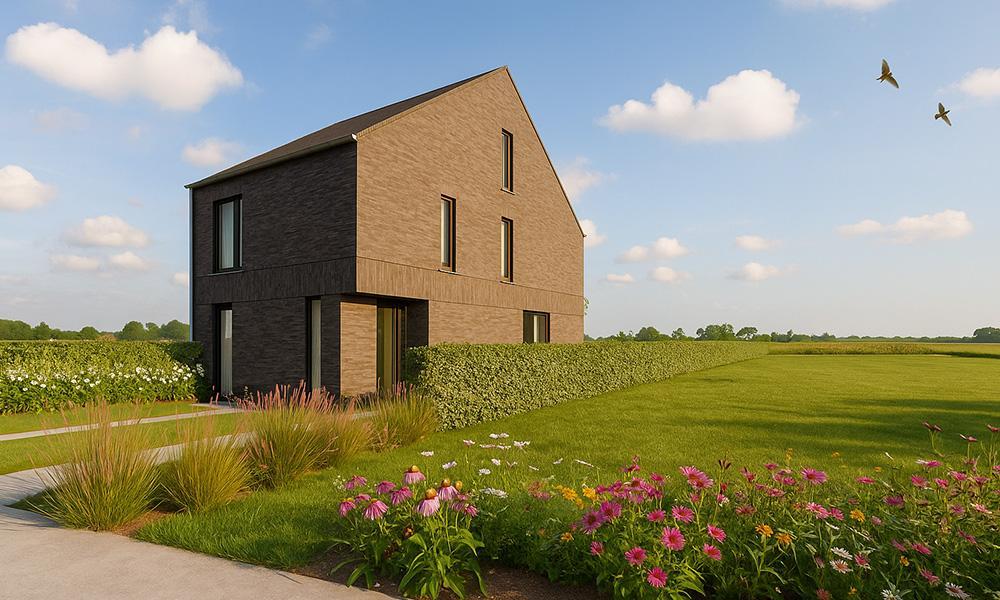 Nieuwbouwwoning Verrebroek (9130) - Sluisstraat: Half open bebouwing - lot 4b/c