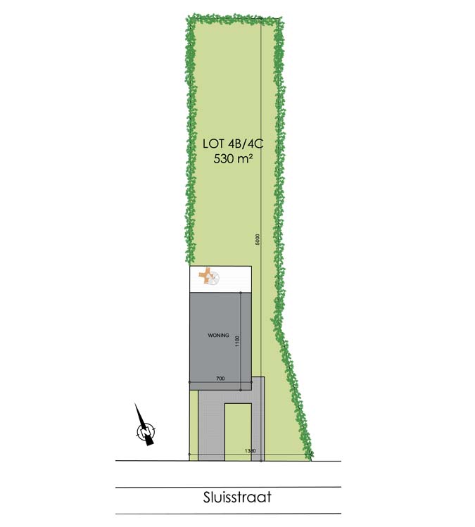 Nieuwbouwwoning Verrebroek (9130) - Sluisstraat: Half open bebouwing - lot 4b/c