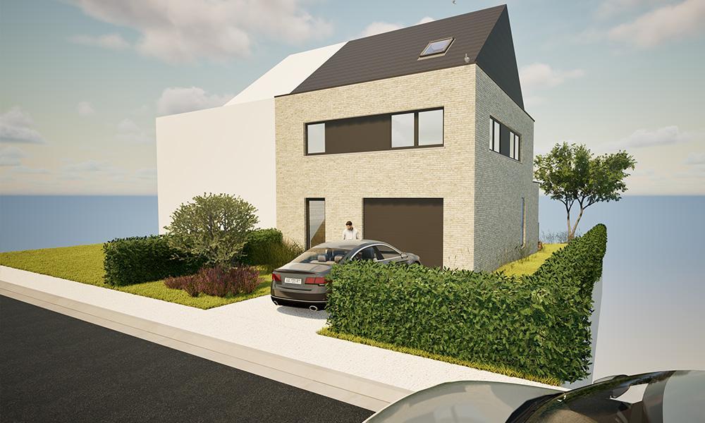 Nieuwbouwwoning Pepingen (1670) - Neerstraat: Half open bebouwing - lot 5