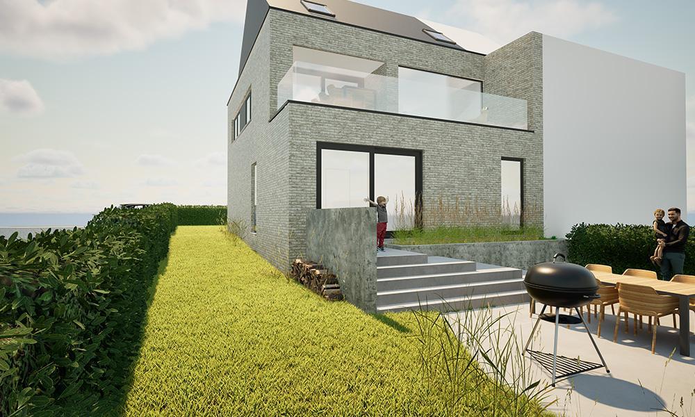 Nieuwbouwwoning Pepingen (1670) - Neerstraat: Half open bebouwing - lot 5