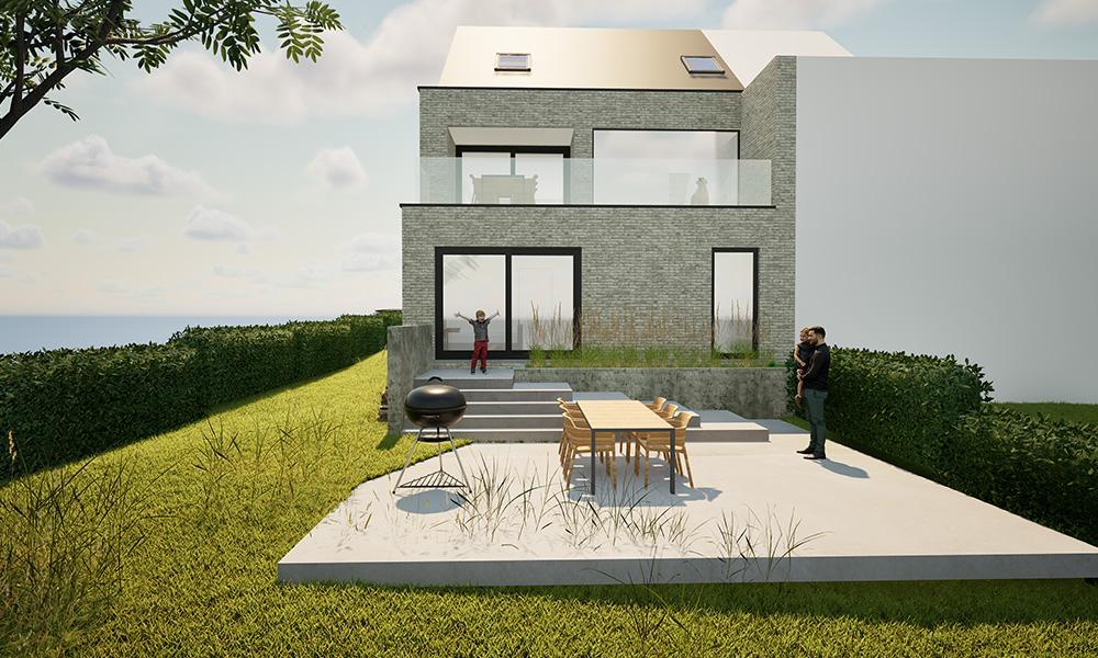 Nieuwbouwwoning Pepingen (1670) - Neerstraat: Half open bebouwing - lot 5