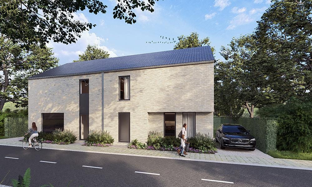 Nieuwbouwproject Serskamp (Wichelen) (9260) - Biesakker: Halfopen bebouwing lot 2