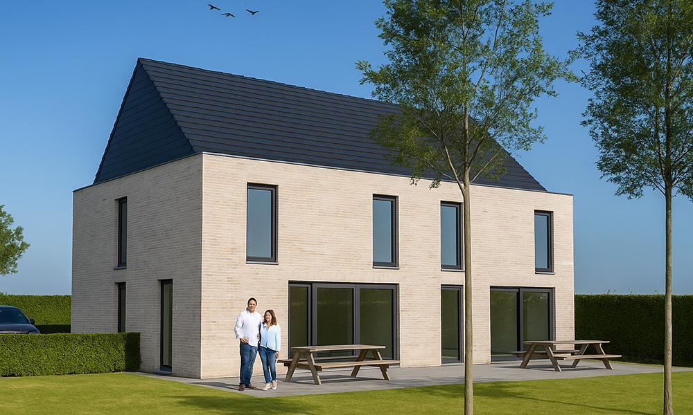 Nieuwbouwproject Baasrode (9200) - Provinciale Baan: Halfopen bebouwing lot 2