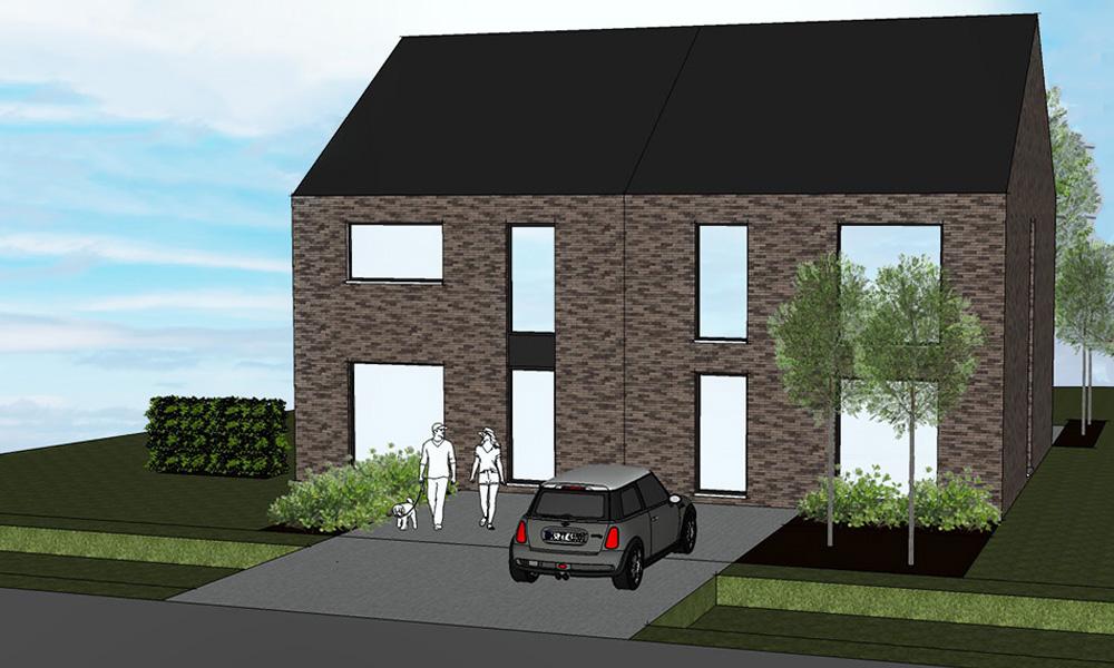 Nieuwbouwproject Lokeren (9160) - Welputstraat: Halfopen bebouwing lot 1