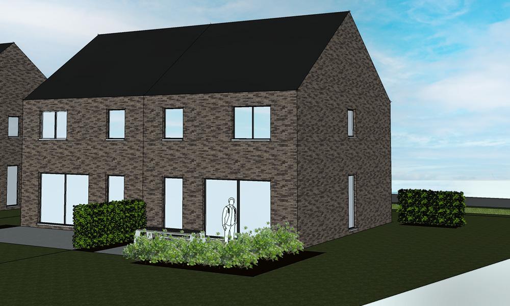 Nieuwbouwproject Lokeren (9160) - Welputstraat: Halfopen bebouwing lot 1