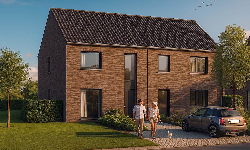 Nieuwbouwproject Lokeren (9160) - Welputstraat: Halfopen bebouwing lot 1