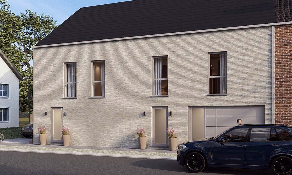 Nieuwbouwproject Grembergen (9200) - Oude Molenstraat: Gesloten bebouwing - lot 2