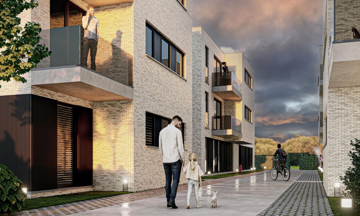 Nieuwbouwappartement Hamme (9220) - Kaaistraat: Doorzonappartement - 32A/1