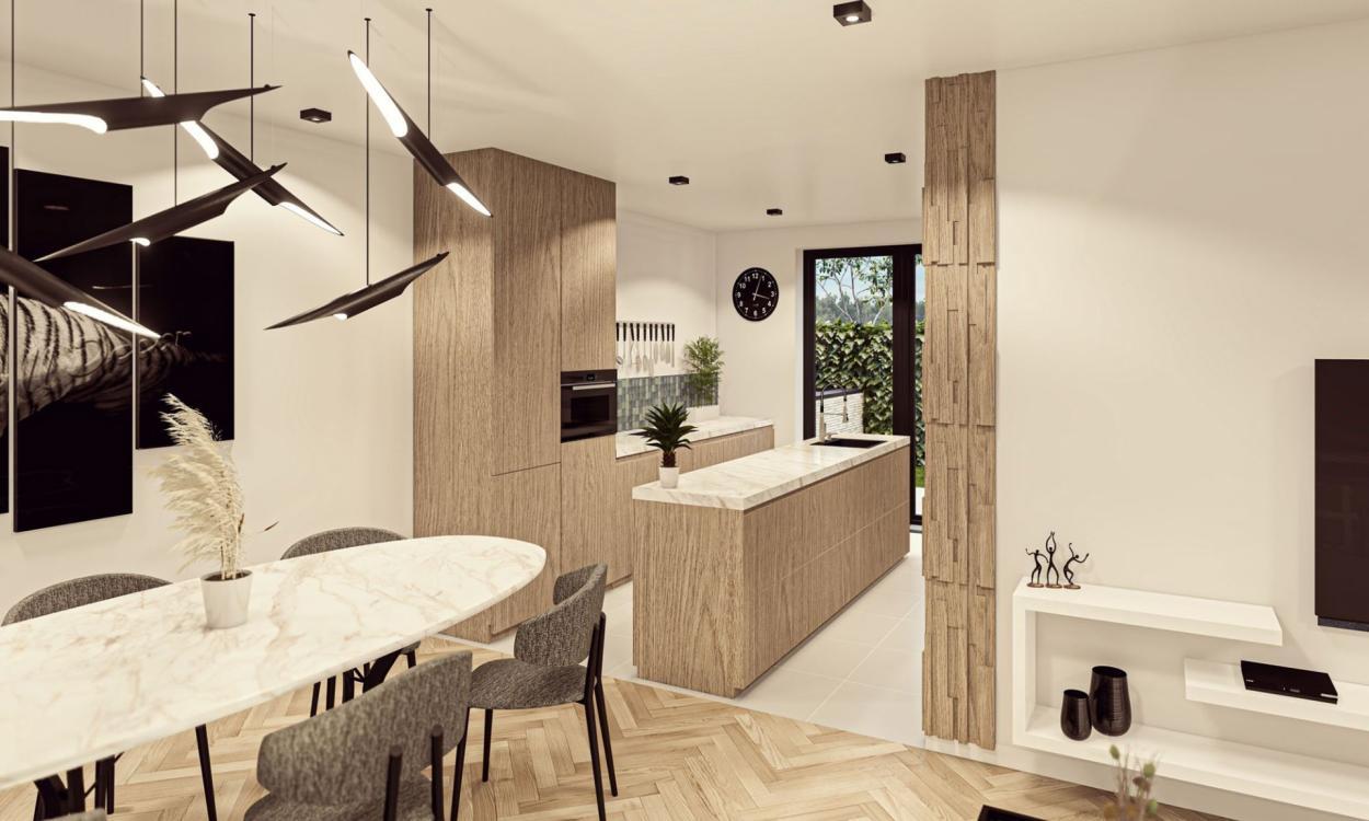 Nieuwbouwappartement Hamme (9220) - Kaaistraat: Doorzonappartement - 32A/1