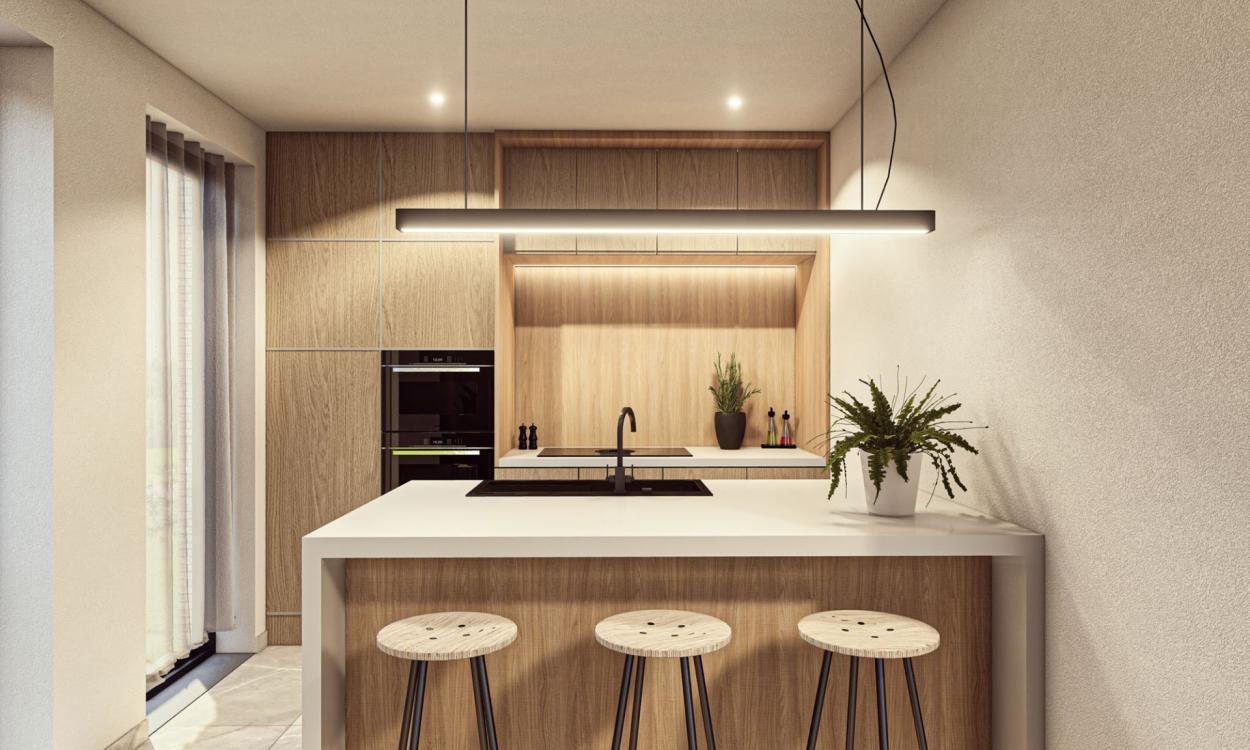 Nieuwbouwappartement Hamme (9220) - Kaaistraat: Doorzonappartement - 32A/11