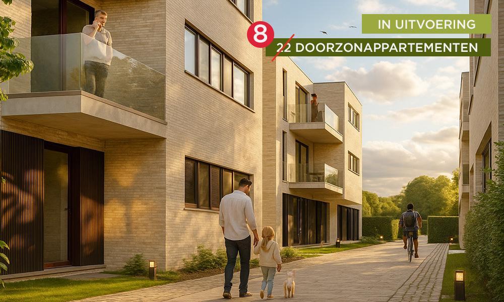 Nieuwbouwappartement Hamme (9220) - Kaaistraat: Doorzonappartement - 32/11