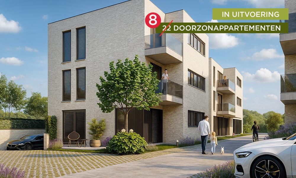 Nieuwbouwappartement Hamme (9220) - Kaaistraat: Doorzonappartement - 32/11