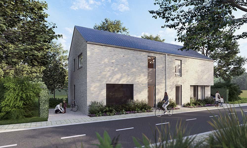 Nieuwbouwproject Hamme (9220) - Beekstraat: Halfopen bebouwing - lot 2