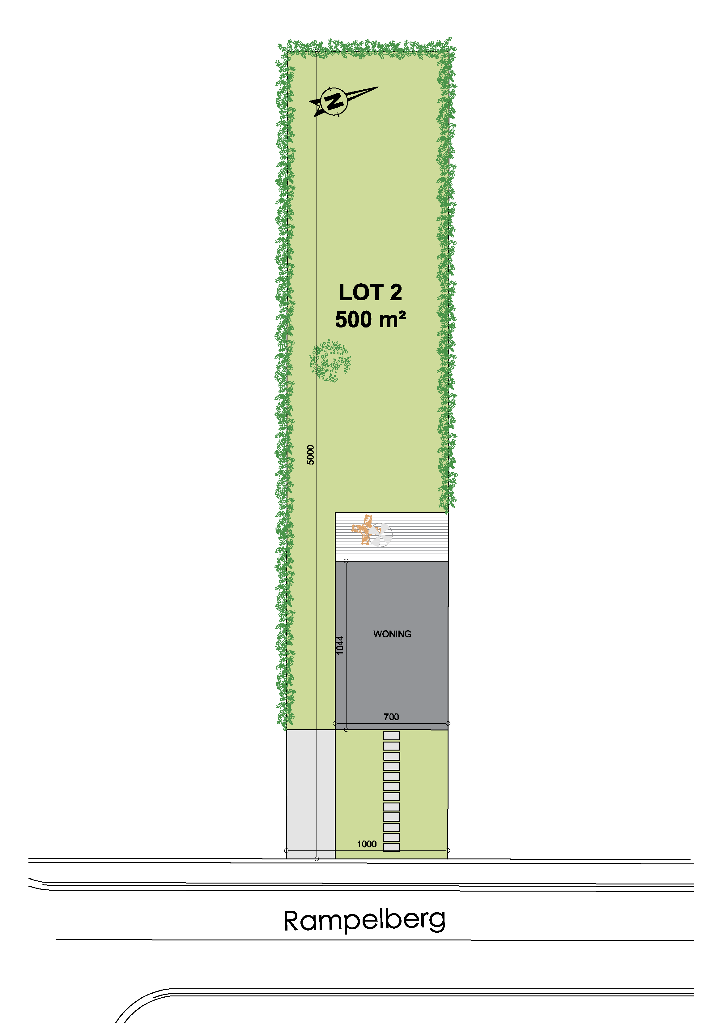 Nieuwbouwproject Baardegem - Aalst (9310) - Rampelberg: Halfopen bebouwing - lot 2