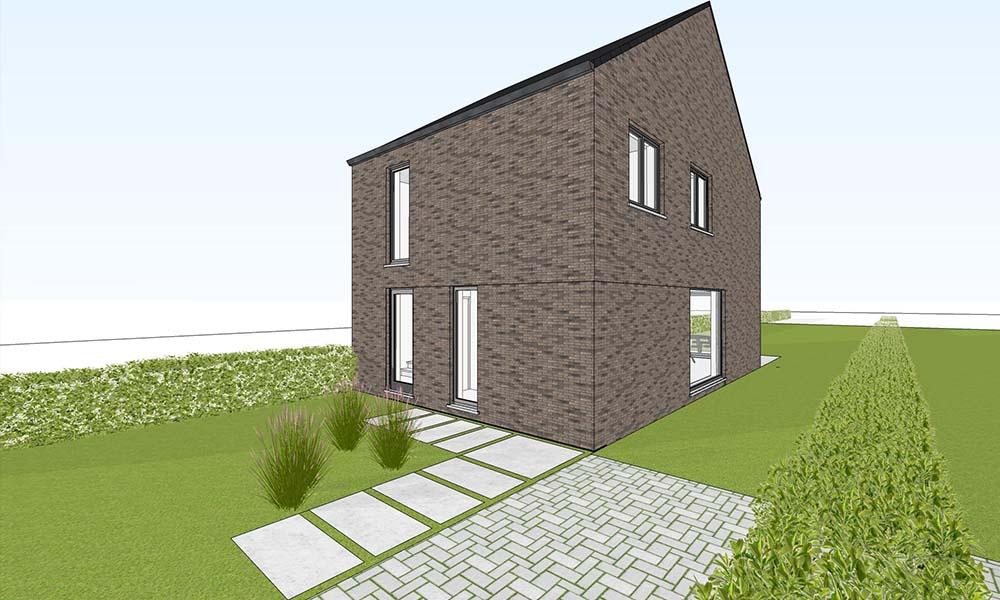 Nieuwbouwproject Baardegem - Aalst (9310) - Rampelberg: Halfopen bebouwing - lot 3