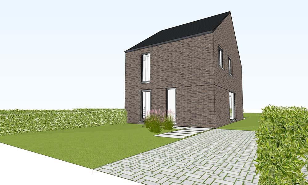 Nieuwbouwproject Baardegem - Aalst (9310) - Rampelberg: Halfopen bebouwing - lot 3