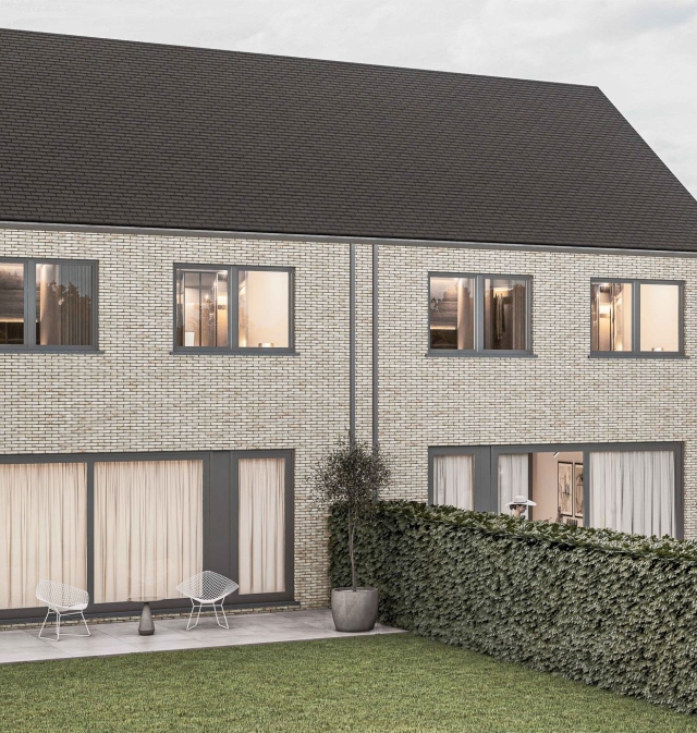 Nieuwbouwproject Baardegem_Achtergevel 1