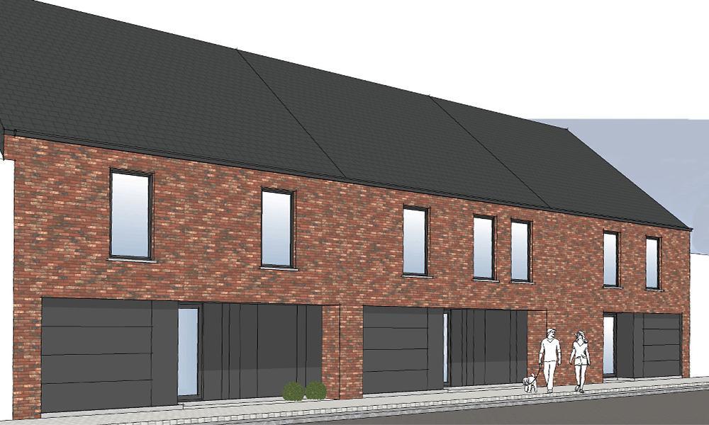 Nieuwbouwproject Opwijk (1745) - Fabriekstraat: Gesloten bebouwing (lot 1)