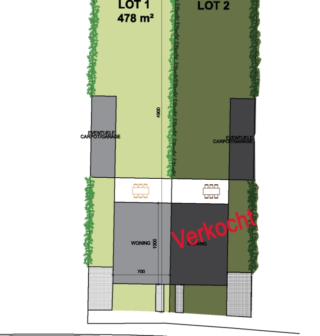 Zele, Heikant lot 1 &2 verkocht