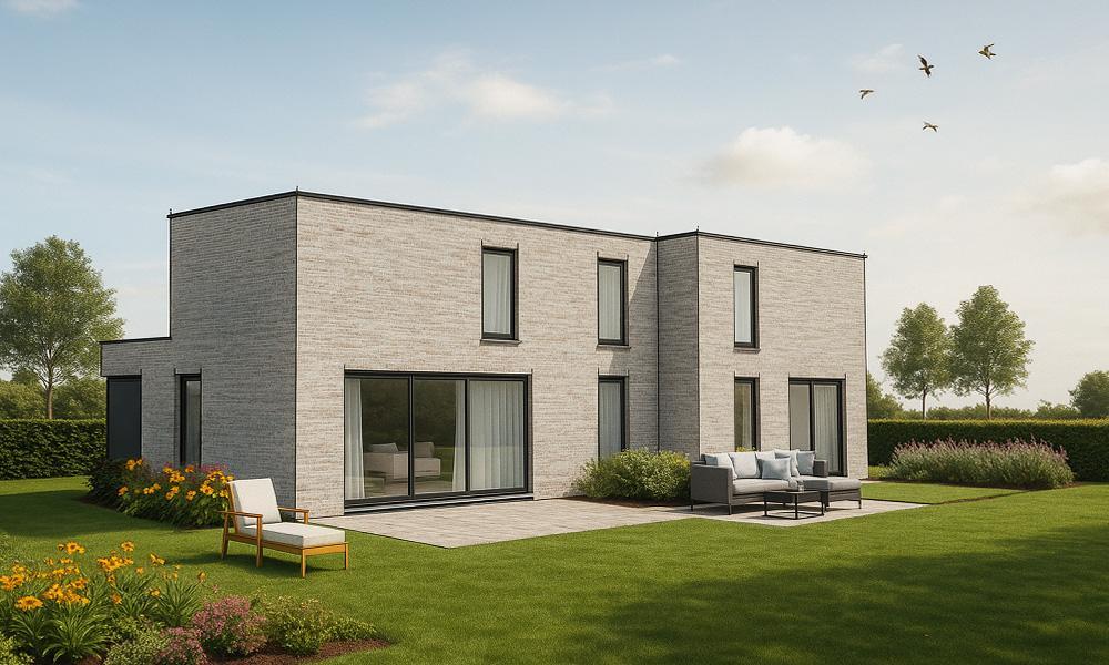 Nieuwbouwproject Berlare (9290) - Van Tieghemstraat: Halfopen bebouwing lot 2