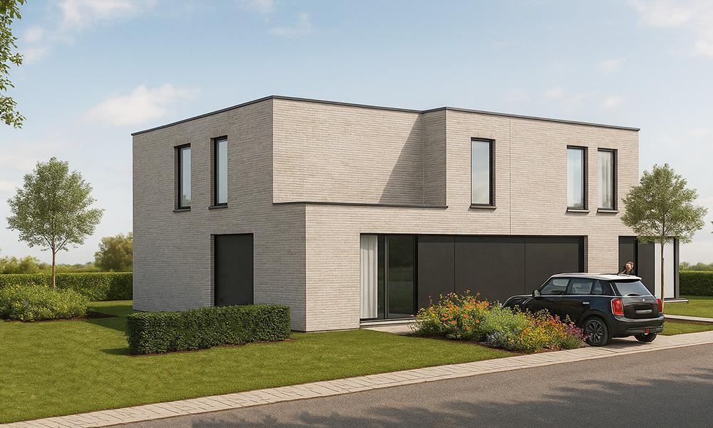 Nieuwbouwproject Berlare (9290) - Van Tieghemstraat: Halfopen bebouwing lot 2