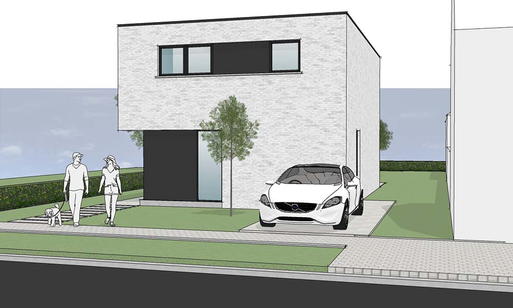 Nieuwbouwproject Hofstade (9308) - Heerlijkheidstraat: Open bebouwing lot 2