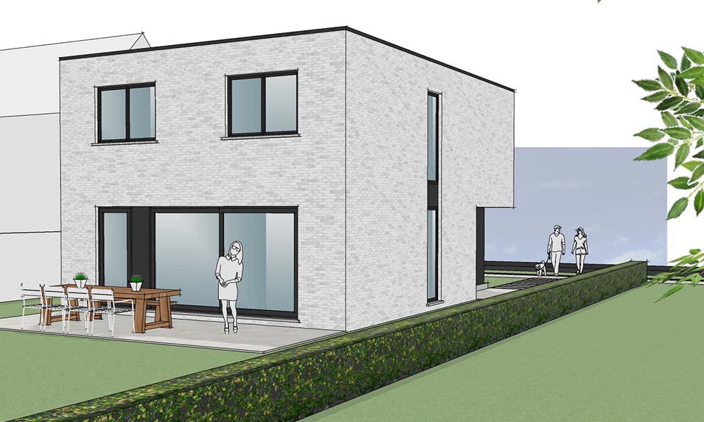 Nieuwbouwproject Hofstade (9308) - Heerlijkheidstraat: Open bebouwing lot 2